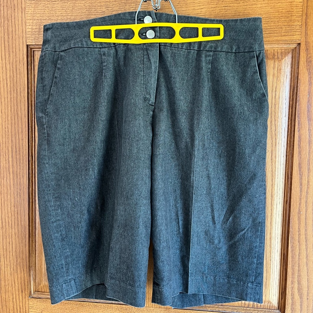 Black Denim Shorts Sandro Size 16 W